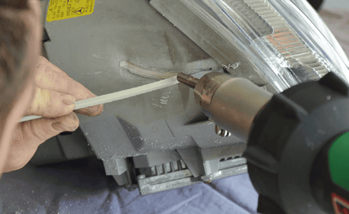aplicacion de soldadura plastica