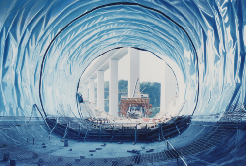 tunel revestimiento de geomembrana AGRUflex - VLDPE