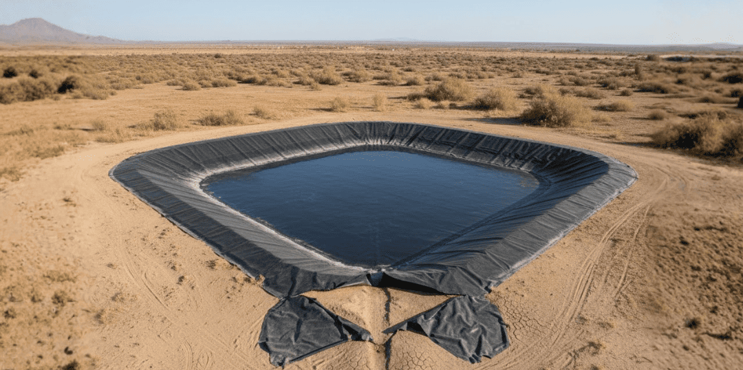 Correcta instalación de geomembrana para evitar el efecto trampolining, mejorando la estabilidad, seguridad y desempeño en proyectos mineros e hidráulicos.