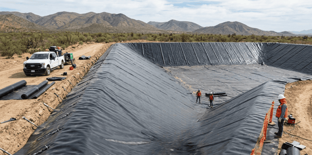 geomembrana para contencion e imperbeabilizacion
