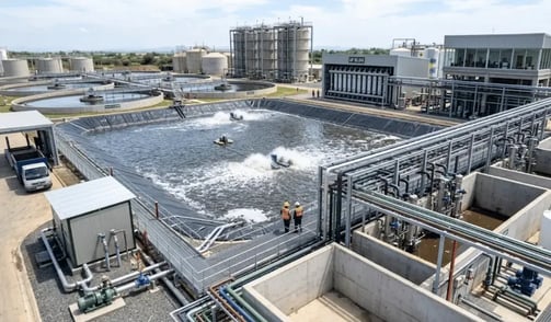 ¿Qué geomembrana usar en lagunas de tratamiento de aguas residuales?