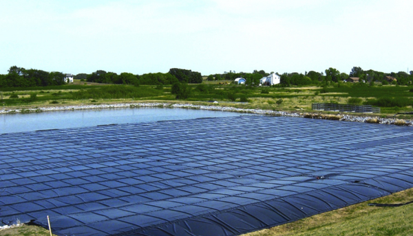 geomembrana para cubiertas flotantes