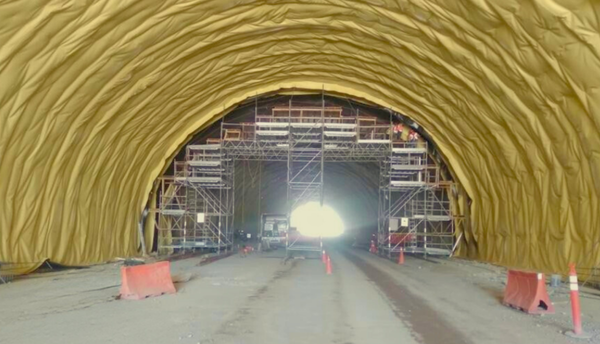 geomembrana para revestimienta e impermeabilizacion de tuneles