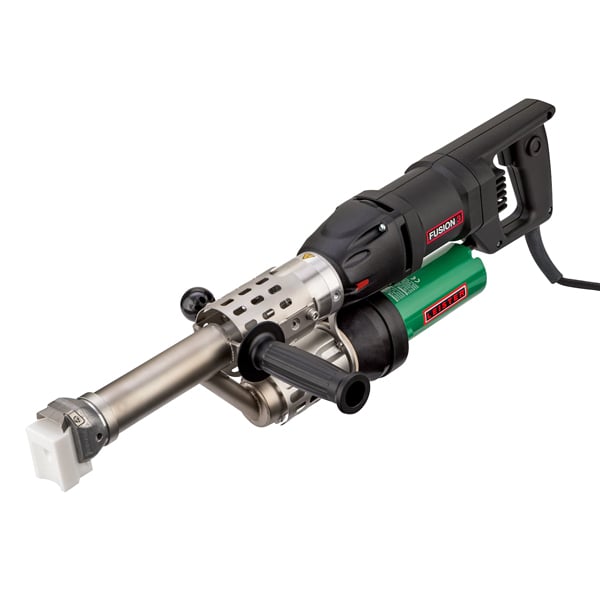 La soldadora de extrusión FUSION 3 se destaca por su diseño delgado y hace que el proceso de soldadura sea cómodo y con un alto volumen de producción.