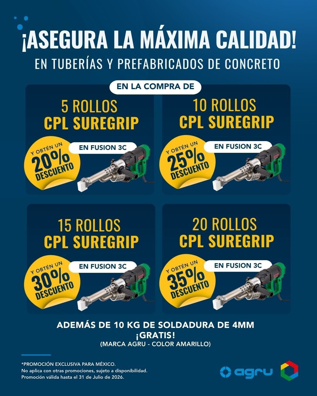 promocion-cpl-suregrip-descuento-extrusora-fusion-ldm-2026