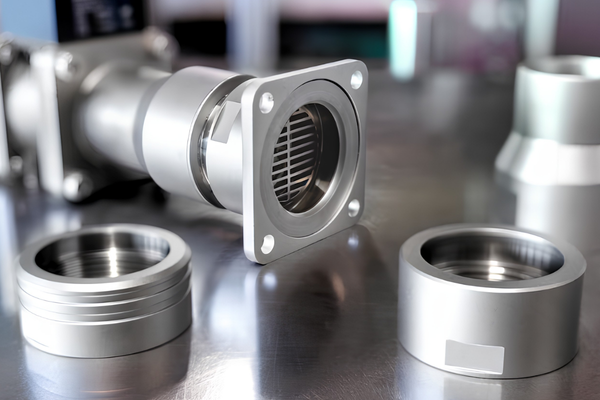 El LHS 410 P puede equiparse con varios adaptadores. Los adaptadores de aire comprimido o soplador son posibles en la entrada de aire y los adaptadores de doble brida, llenado de tubos, boquilla o termopar en la salida de aire.