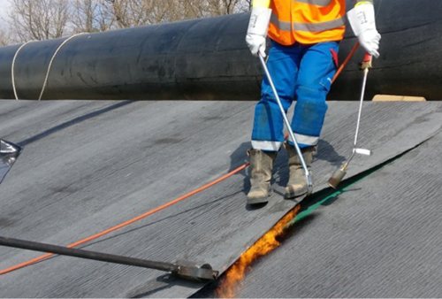 métodos de instalación de geomembrana bituminosa
