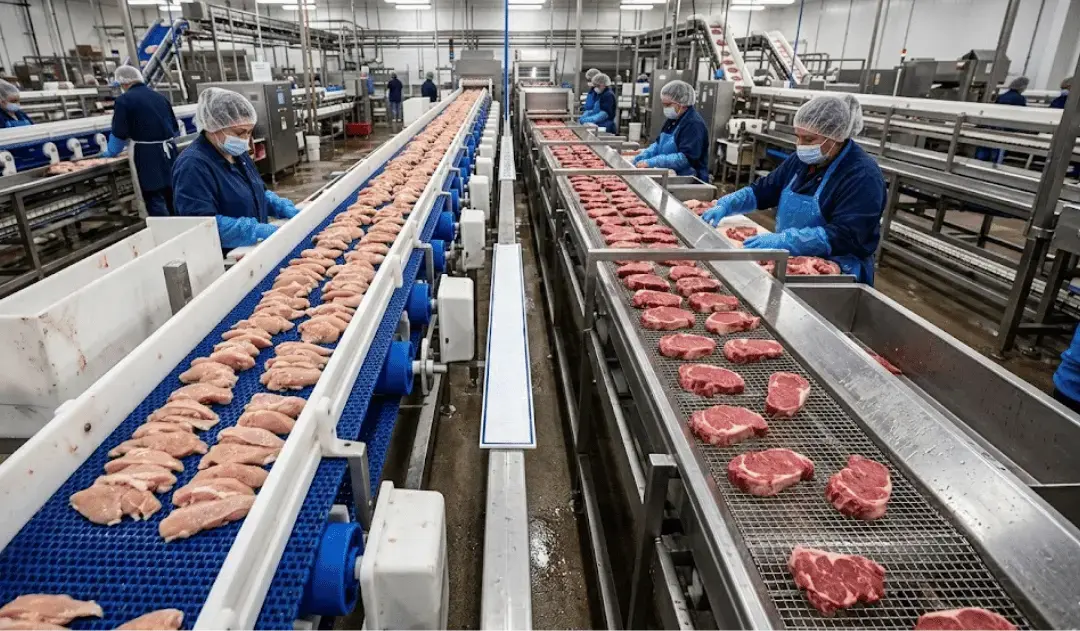 plasticos vs acero inoxidable en procesos alimenticios