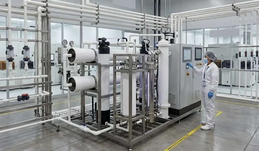 agua ultrapura tuberias pvdf uhp semiconductores