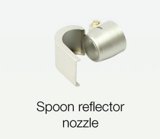 Spoon-reflector-nozzle